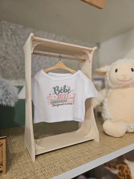 T-shirt à message pour peluche