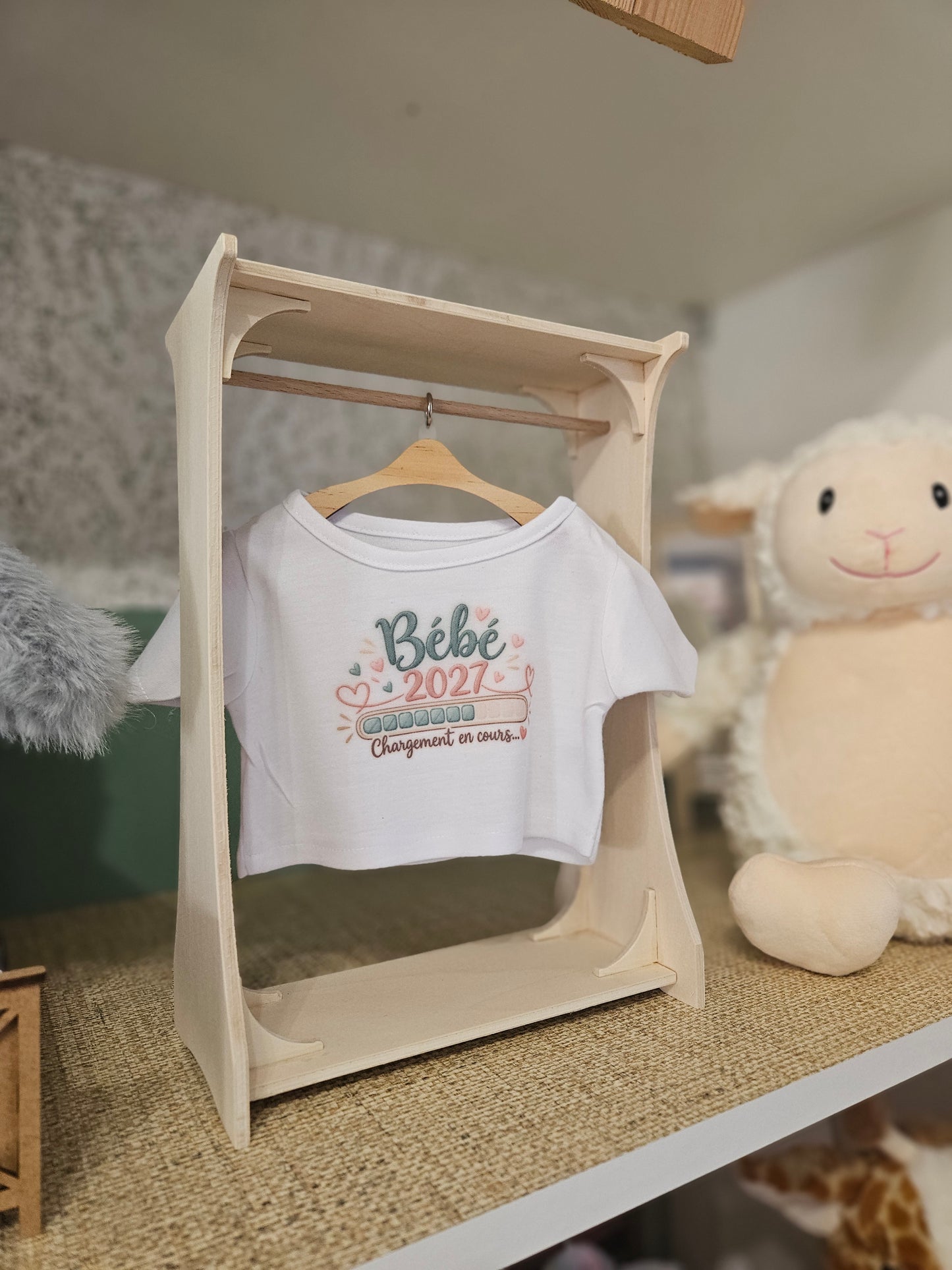 T-shirt à message pour peluche