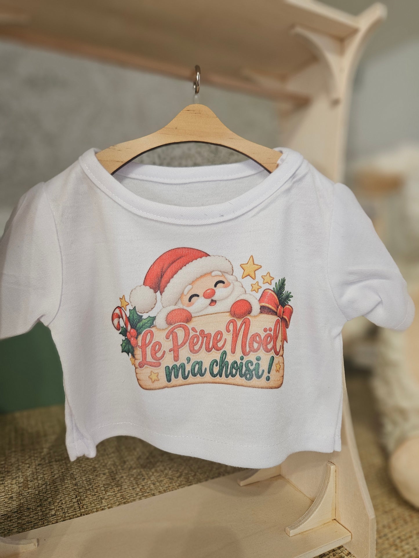 T-shirt à message pour peluche