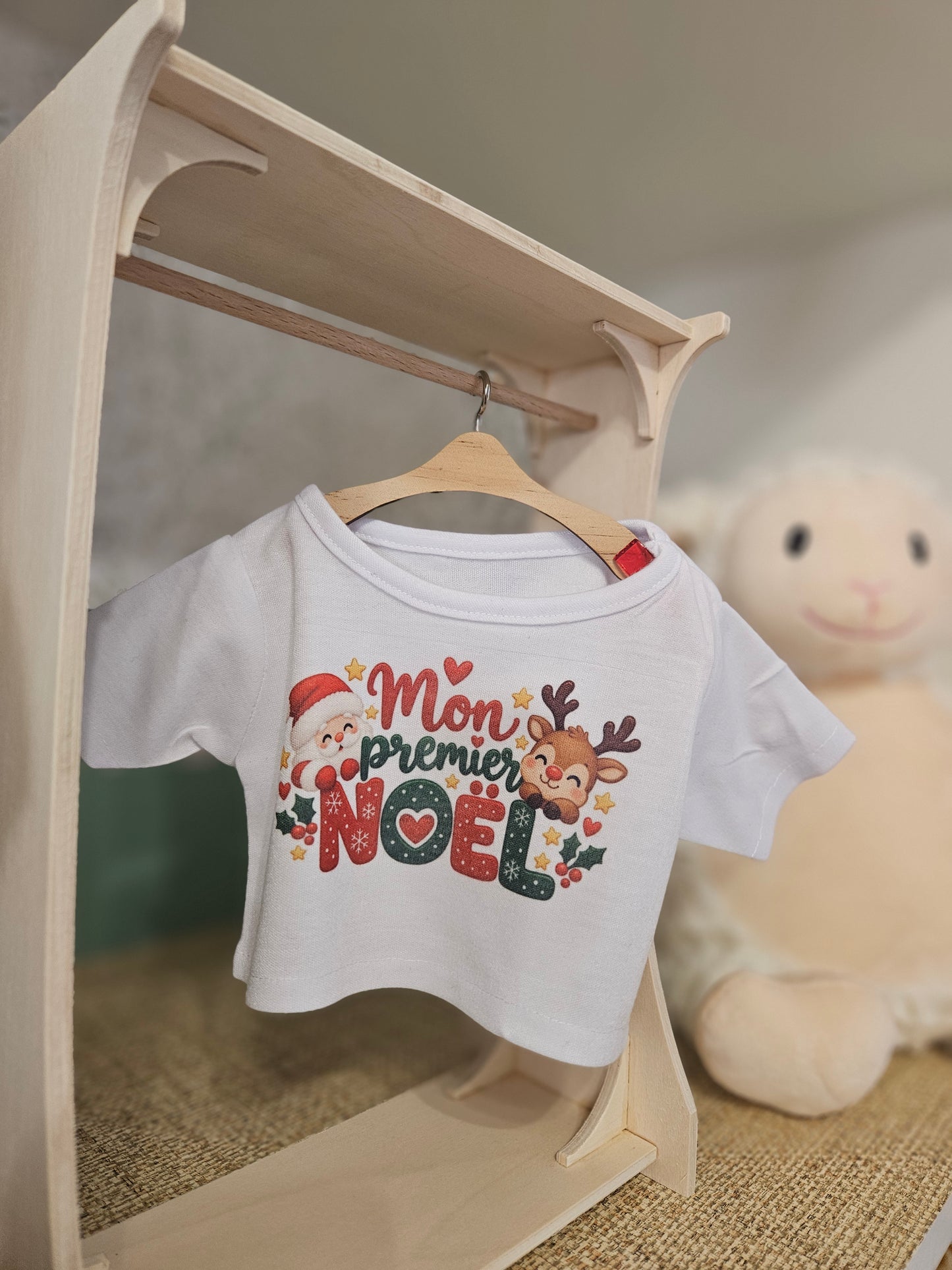 T-shirt à message pour peluche