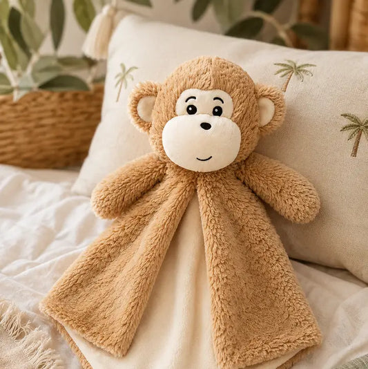 Doudou singe personnalisé brodé – Nino